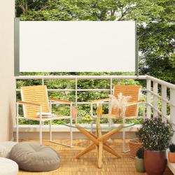Auvent latéral rétractable de patio 140x300 cm Crème