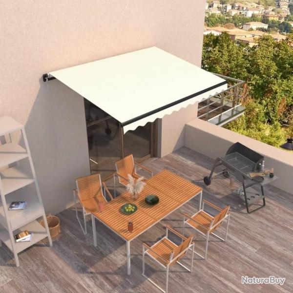 Auvent manuel rtractable 350x250 cm Crme