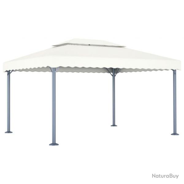 Tonnelle 400x300 cm Crme Aluminium