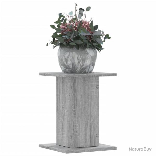 Supports pour plantes 2 pcs sonoma gris bois d'ingnierie