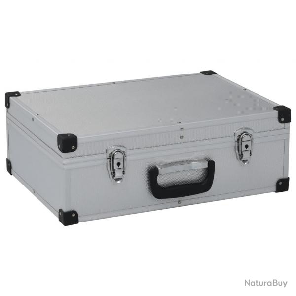 Valise  outils 46 x 33 x 16 cm Argent Aluminium