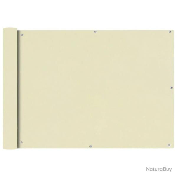 cran de balcon en tissu Oxford 75x400 cm Crme