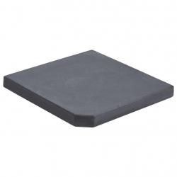 Plaque de poids de parasol Noir Granite Carré 25 kg
