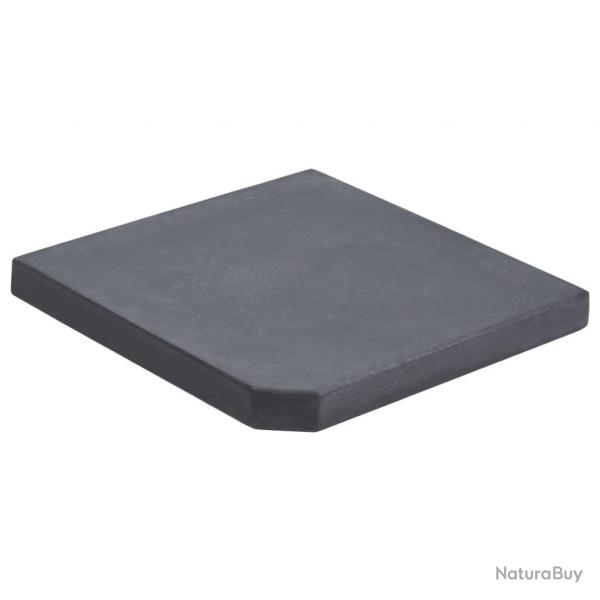 Plaque de poids de parasol Noir Granite Carr 25 kg