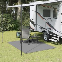 Tapis de tente gris clair 4x2 m