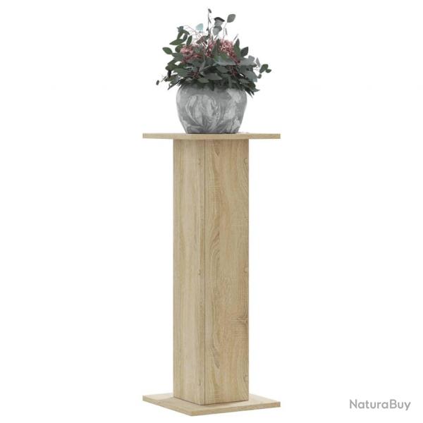 Supports pour plantes 2 pcs chne sonoma bois d'ingnierie