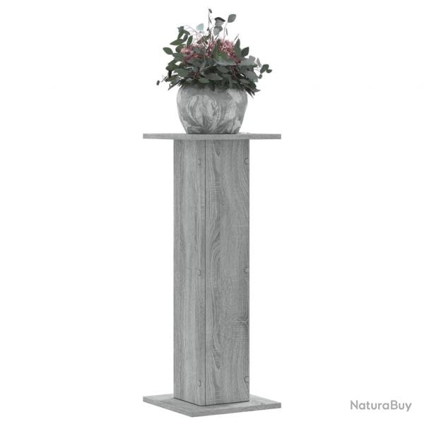 Supports pour plantes 2 pcs sonoma gris bois d'ingnierie
