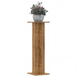Supports pour plantes 2 pcs chêne artisanal bois d'ingénierie