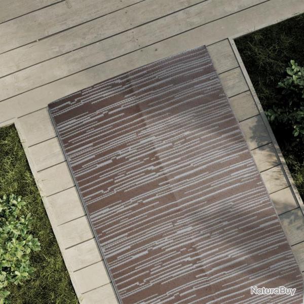 Tapis d'extrieur ARAKIL marron 80x250 cm PP