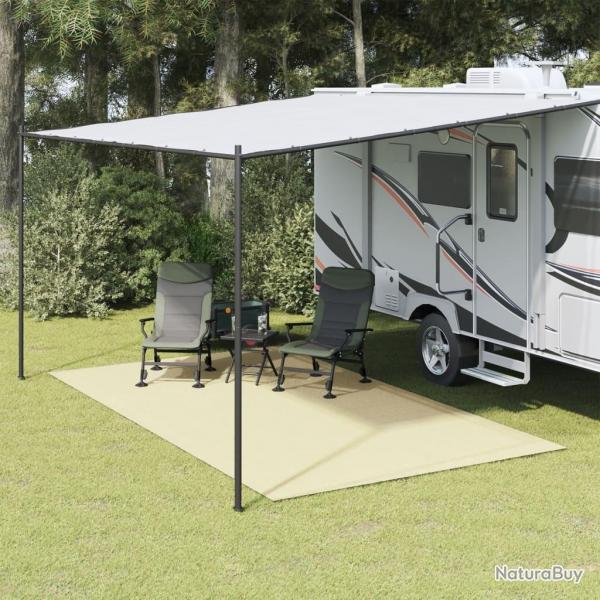 Tapis de tente crme 4,5x2,5 m