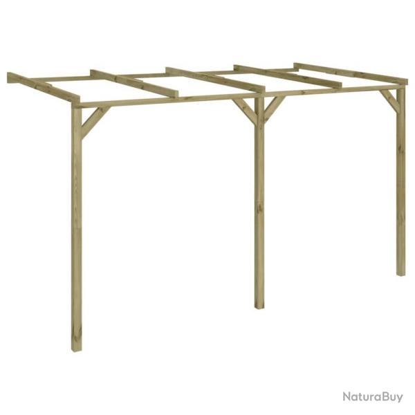 Pergola  appentis 2 x 4 x 2,2 m Bois