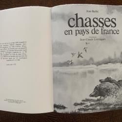 Chasse en pays de France livre illustré par Lestringant