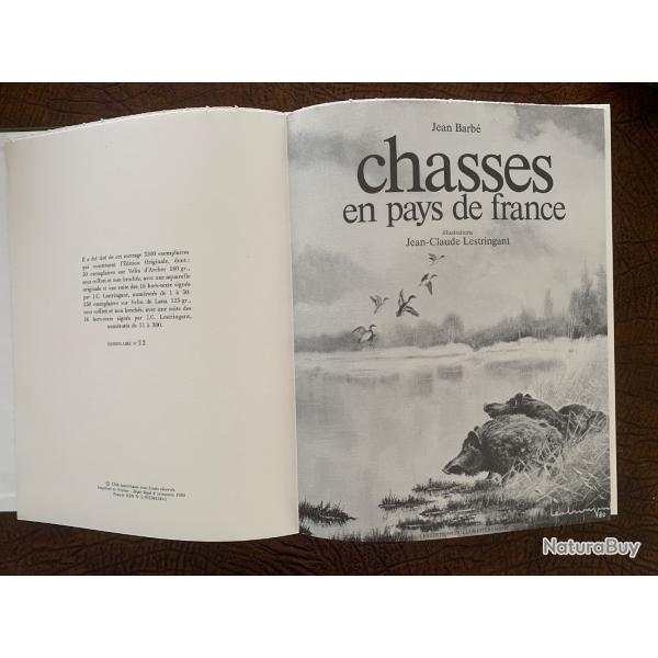 Chasse en pays de France livre illustr par Lestringant