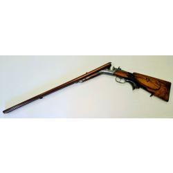 Atypique et très beau fusil mixte ancien.