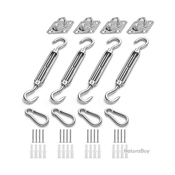 Kit de Fixation pour auvent de Jardin, Triangle et carr, rectangulaire, Accessoires de Fixation