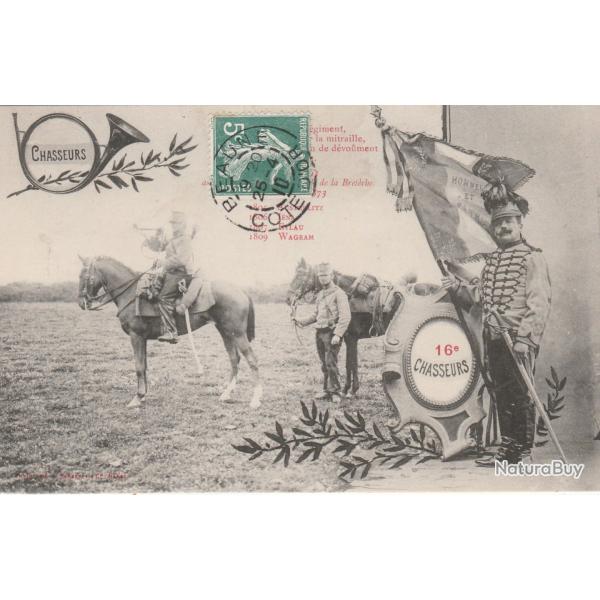 CPA-16e Rgiment Chasseurs N 504