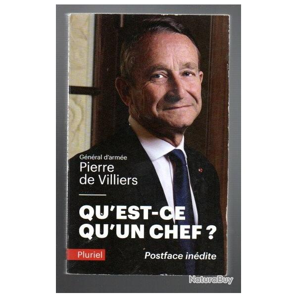 qu'est ce qu'un chef du gnral pierre de villier collection pluriel