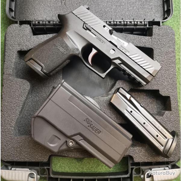 Pistolet semi-automatique SIG SAUER modle P320 Compact - Calibre 9x19 - Mallette (Occasion bon tat