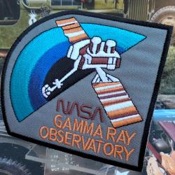 NASA GAMMA RAY OBSERVATORY  100mmx90mm à coudre ou à thermocoller