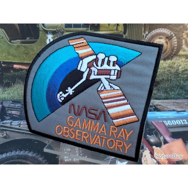 NASA GAMMA RAY OBSERVATORY  100mmx90mm  coudre ou  thermocoller