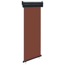 Auvent latéral de balcon 65x250 cm Marron