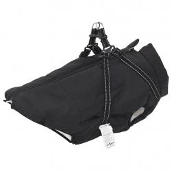 Manteau pour chiens avec harnais imperméable réfléchissant L68