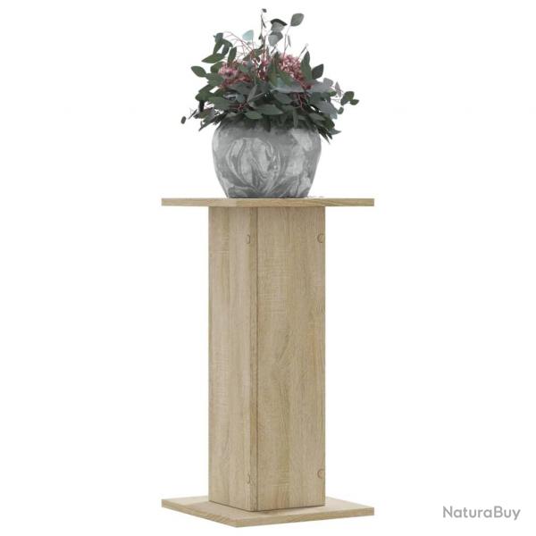 Supports pour plantes 2 pcs chne sonoma bois d'ingnierie