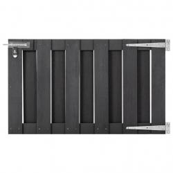 Portillon WPC 100x60 cm Gris