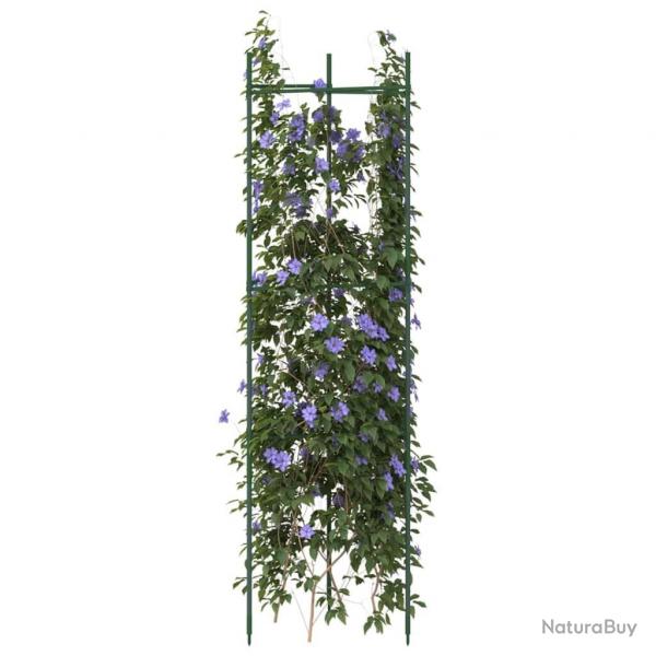 Cage  tomates 2 pcs 116 cm acier et PP