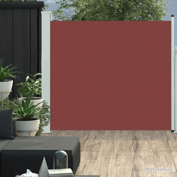 Auvent latral rtractable de patio 170x300 cm Marron