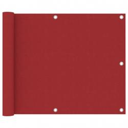 Écran de balcon Rouge 75x400 cm Tissu Oxford