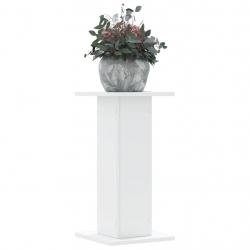 Supports pour plantes 2 pcs blanc 30x30x60 cm bois d'ingénierie