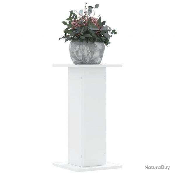 Supports pour plantes 2 pcs blanc 30x30x60 cm bois d'ingnierie