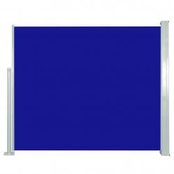 Auvent latéral rétractable 120 x 300 cm Bleu