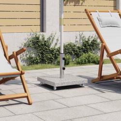 Socle de parasol Granite 30 kg Carré Gris