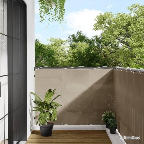 cran de balcon taupe 120x1000 cm 100% polyester oxford