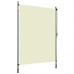 Store roulant d'extérieur 150 x 270 cm Crème