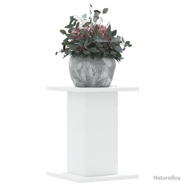 Supports pour plantes 2 pcs blanc 30x30x40 cm bois d'ingnierie