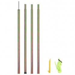 Mât de parasol 250 cm Acier galvanisé