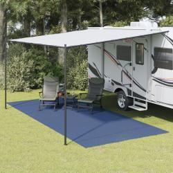 Tapis de tente bleu 5,5x2,5 m