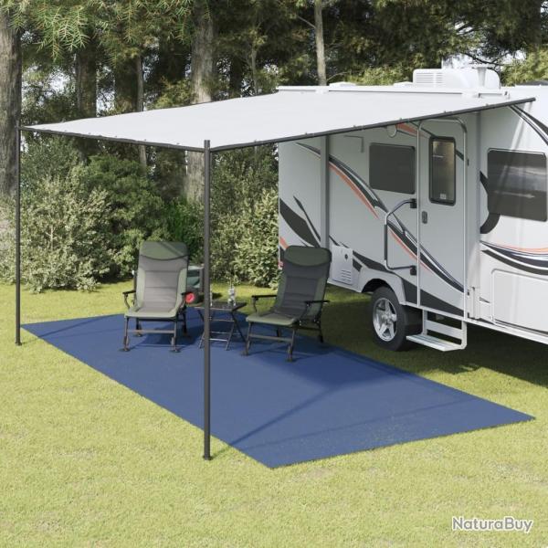 Tapis de tente bleu 5,5x2,5 m