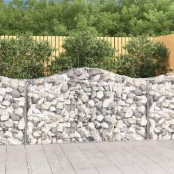 Panier de gabions arqué 200x50x100/120 cm Fer galvanisé