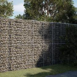 Panier gabion avec couvercle 250x100x200 cm fer galvanisé