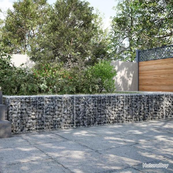 Panier gabion avec couvercle 300x50x50 cm fer galvanis
