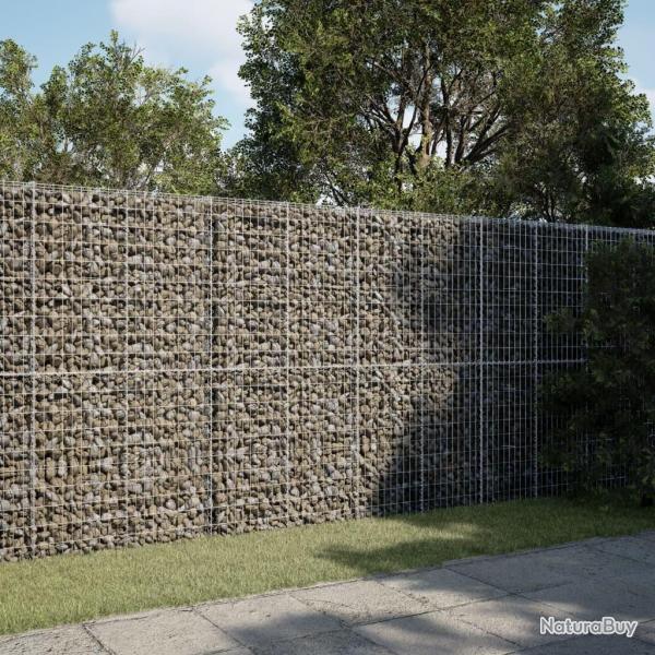 Panier gabion avec couvercle 350x100x200 cm fer galvanis