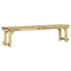 Banc de jardin 180 cm bois de pin imprégné