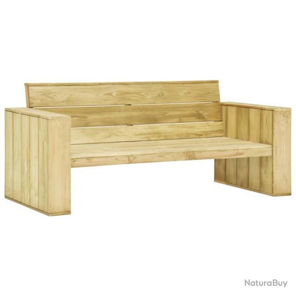Banc de jardin 179 cm Bois de pin imprgn