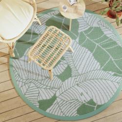 Tapis d'extérieur ARAKIL vert Ø160 cm PP