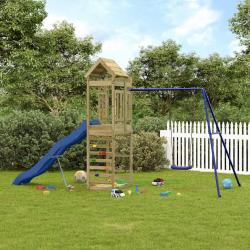 Aire de jeux d'extérieur bois de pin imprégné