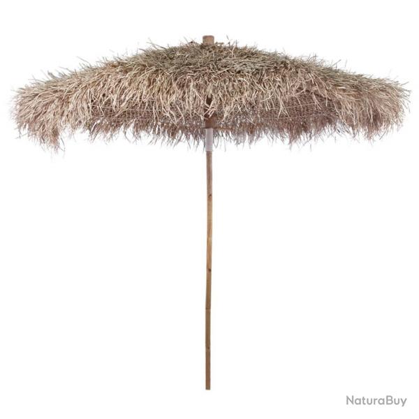 Parasol en bambou avec toit en feuille de bananier 270 cm